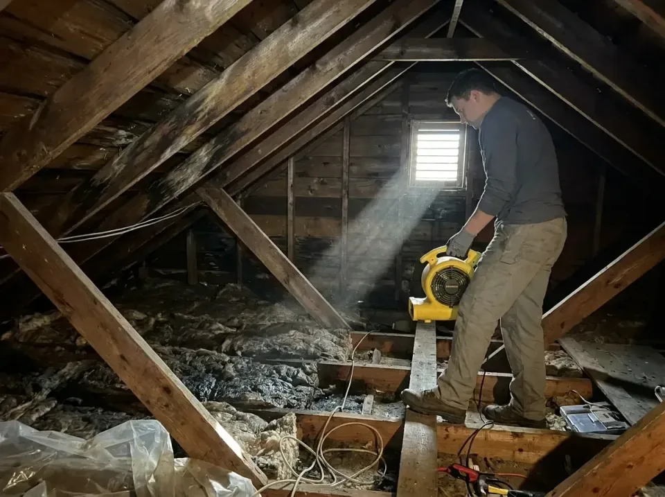 attic-water-damage-drying-proc-007 — frequently asked questions, Emergency Water Extraction & 24/7 Flood Response in Albion,…